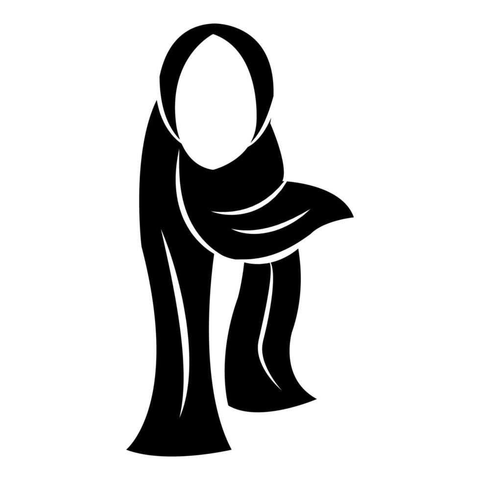 hijab logo illustratie vector