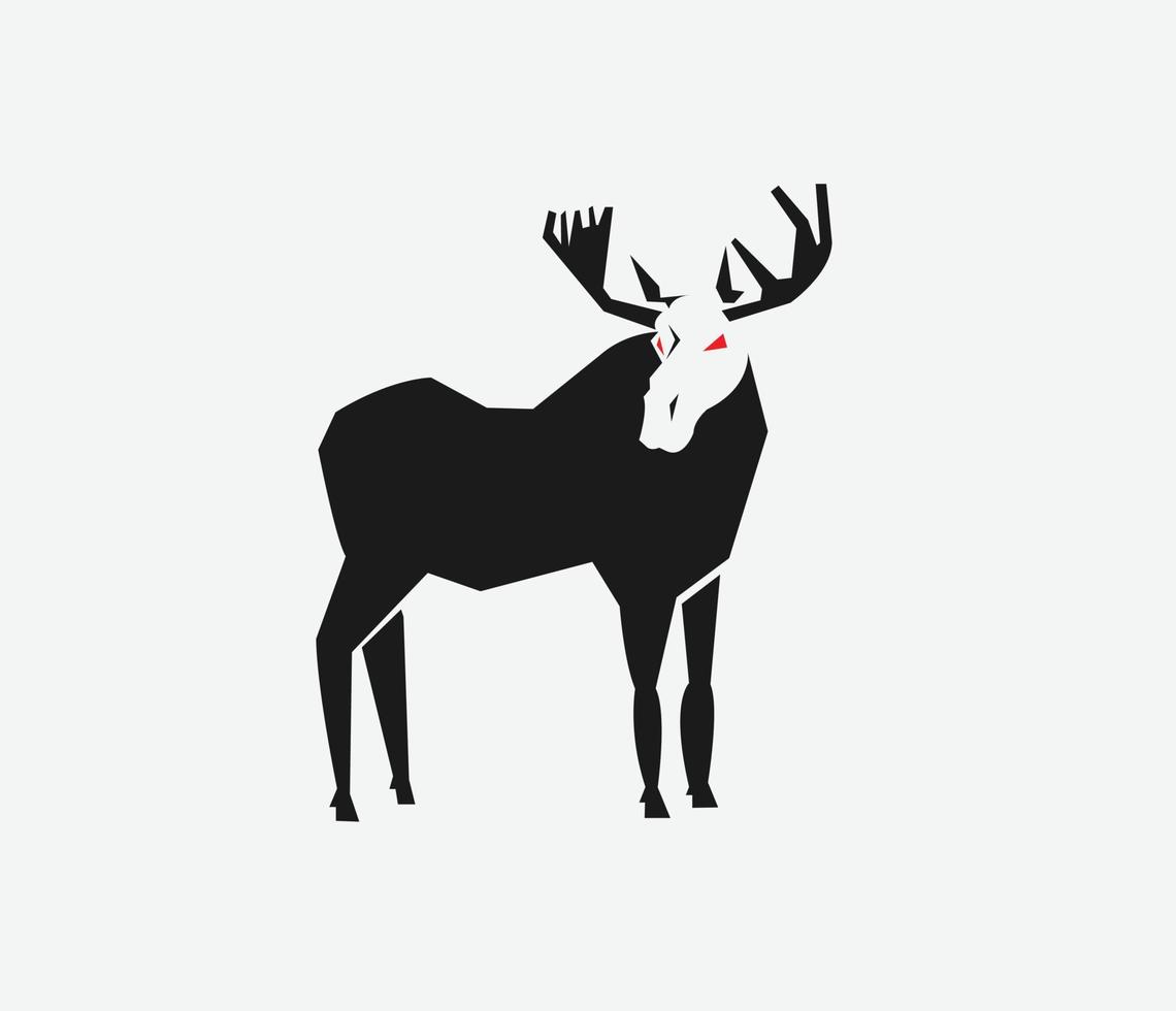 eland abstract logo vector illustratie Aan wit achtergrond