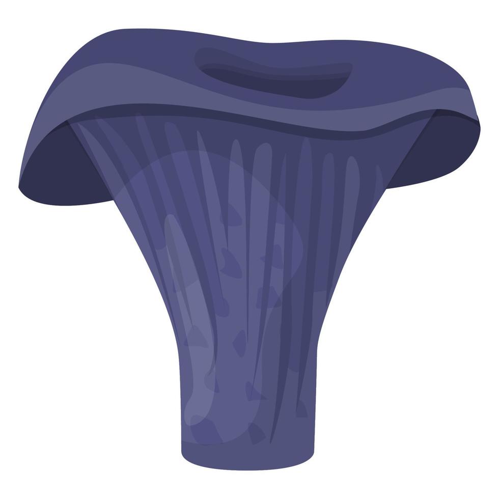 actarius indigo paddestoel. eetbaar biologisch champignons. truffel. Woud wild champignons soorten. kleurrijk vector illustratie geïsoleerd Aan wit achtergrond.