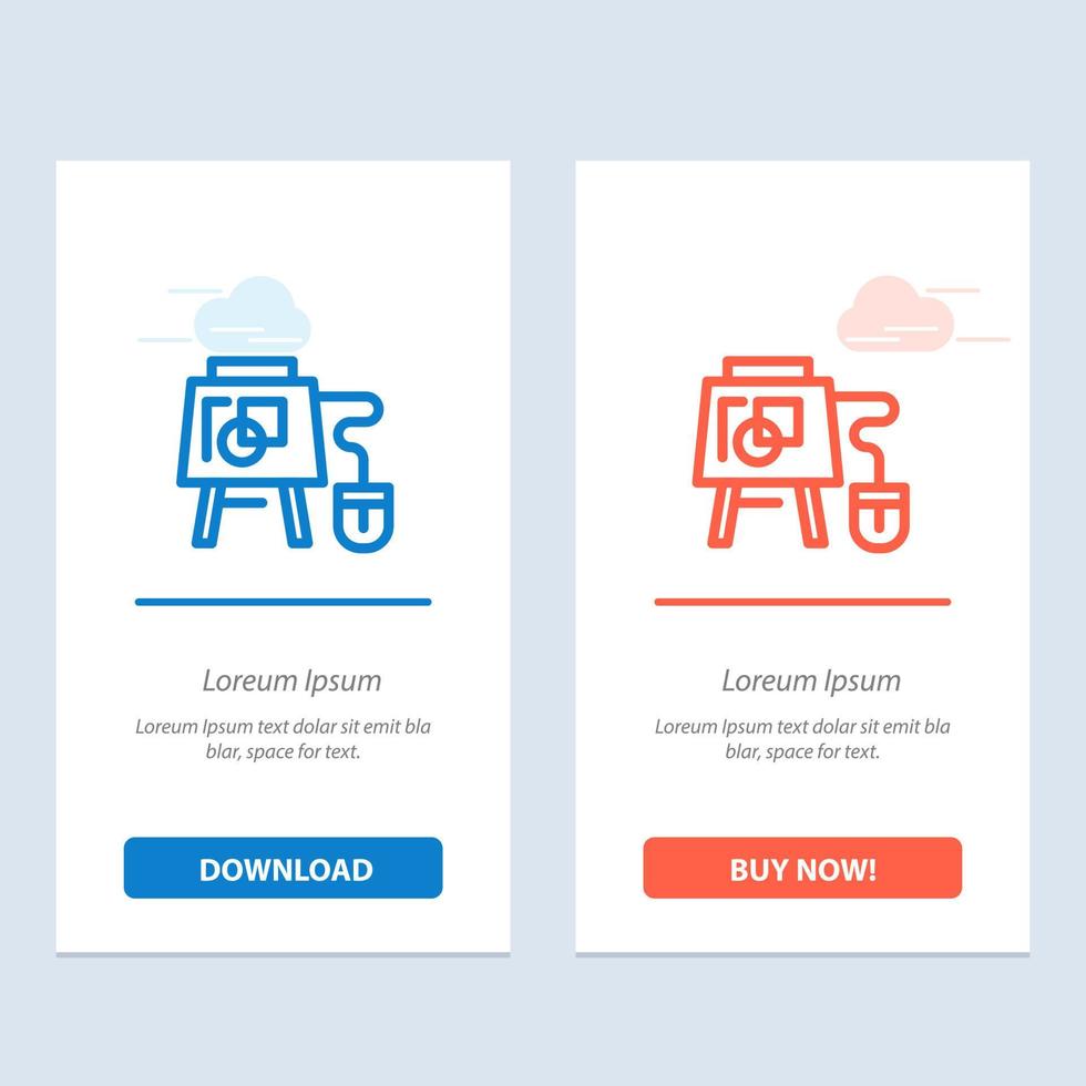 muis online bord onderwijs blauw en rood downloaden en kopen nu web widget kaart sjabloon vector