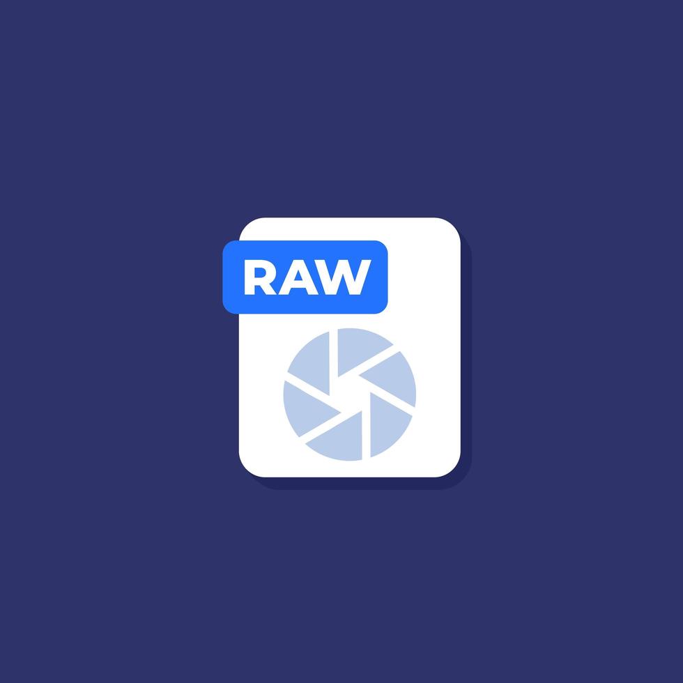 raw-bestandspictogram op donker vector