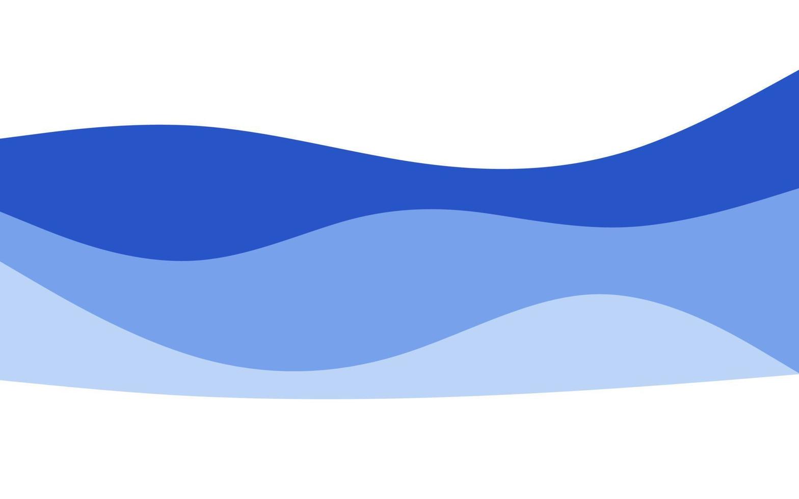 creatief golven blauw achtergrond. dynamisch vormen samenstelling vector