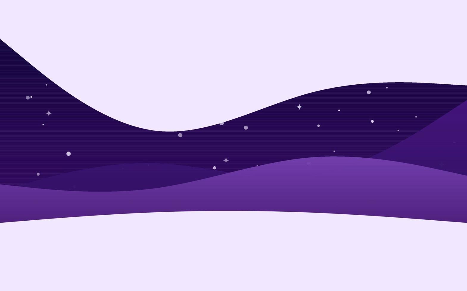 creatief golven nacht Purper achtergrond. dynamisch vormen samenstelling vector