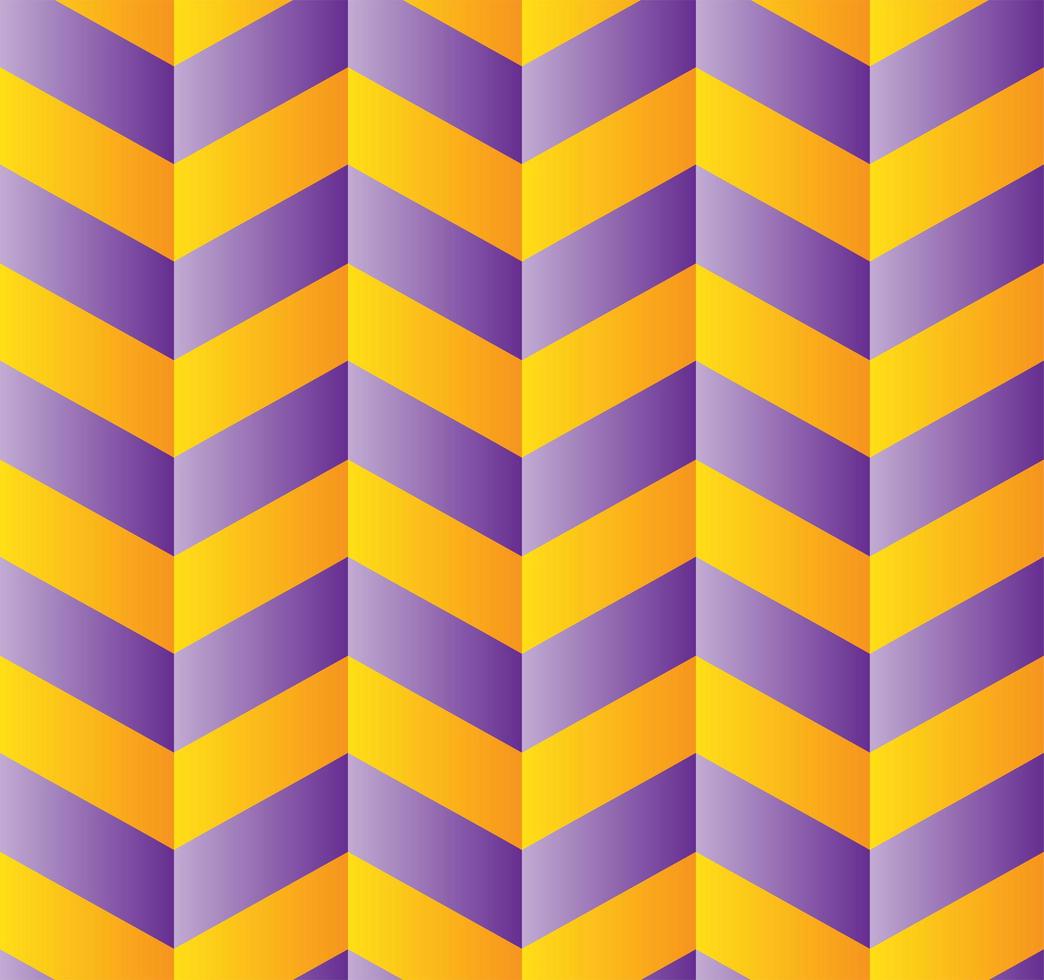 naadloze chevron patroon in oranje en violet kleurverloop. mooie achtergrond voor plakboek of fotocollage. moderne kerstachtergronden vector