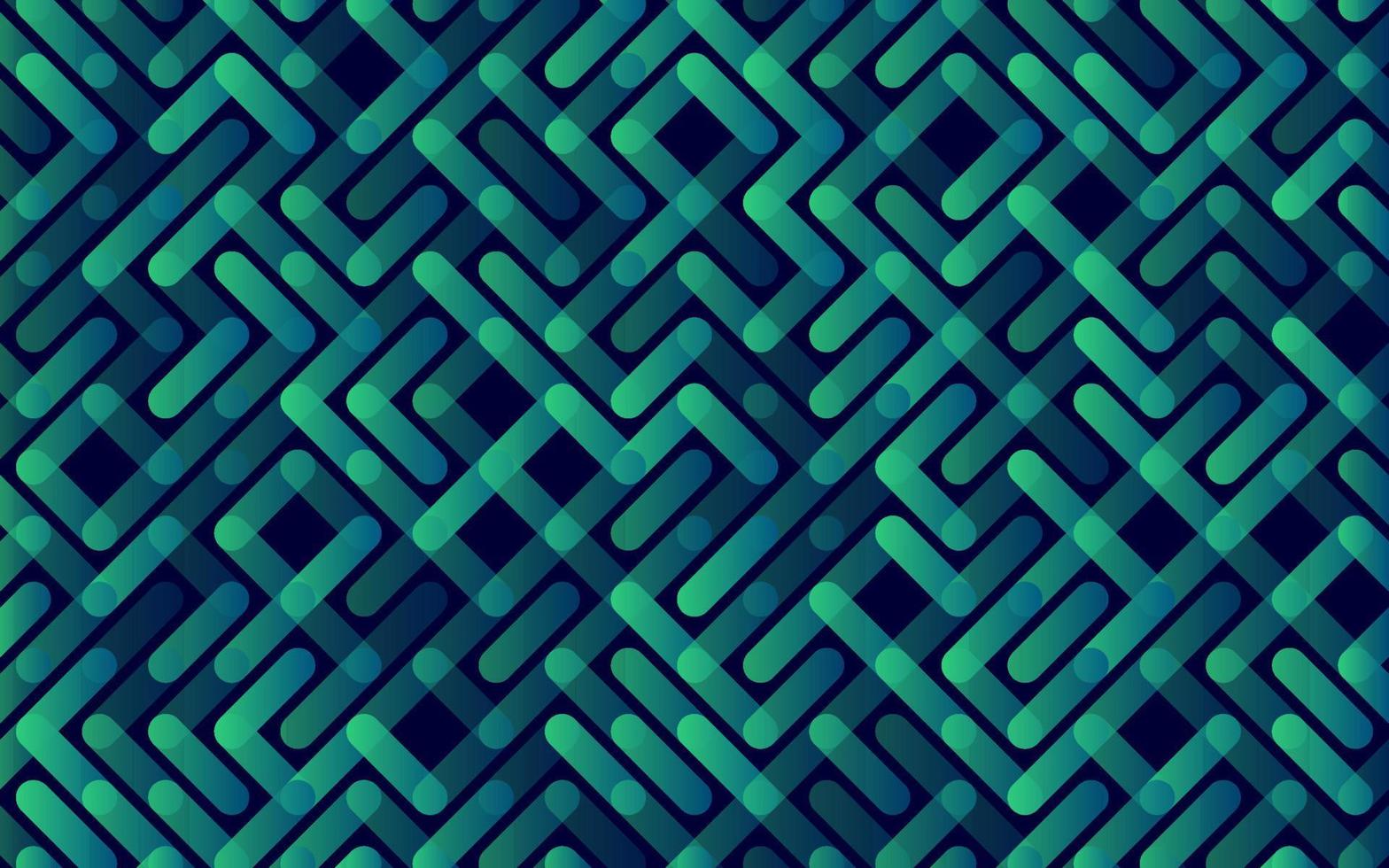 lijnen vector naadloos patroon spandoek. meetkundig gestreept ornament. monochroom lineair achtergrond