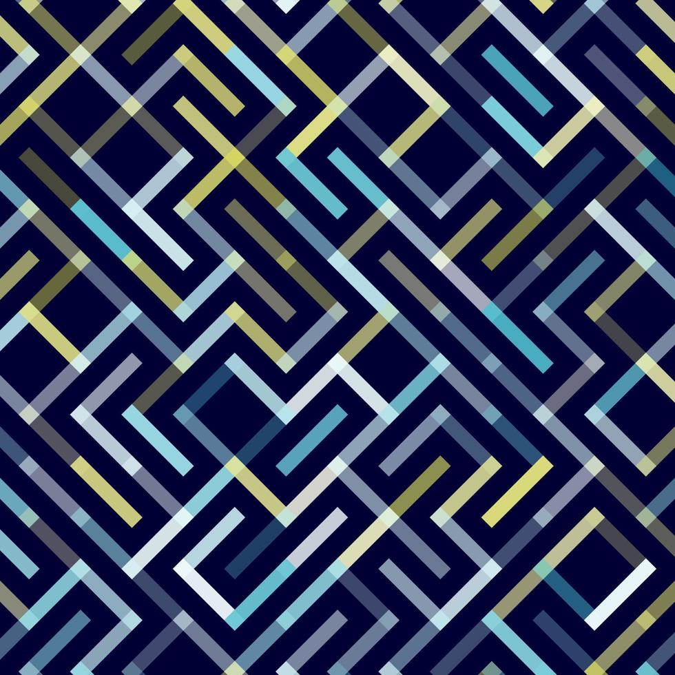 lijnen vector naadloos patroon. meetkundig gestreept ornament. monochroom lineair achtergrond