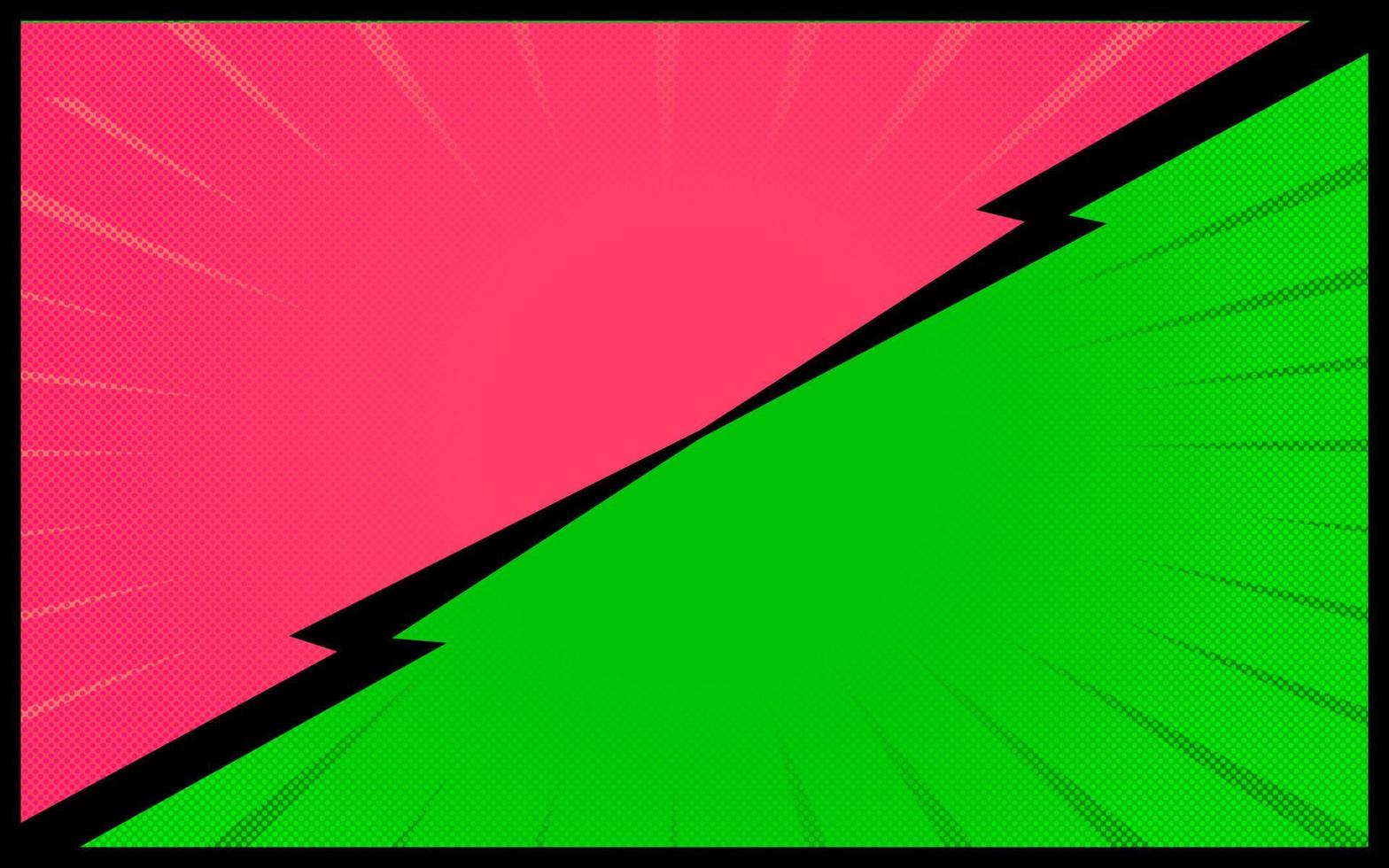 groen en roze grappig achtergrond retro vector