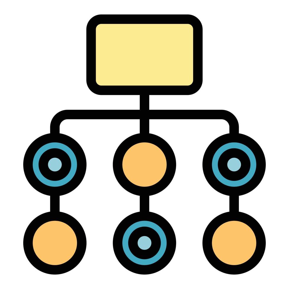 gegevens actualisatie icoon kleur schets vector