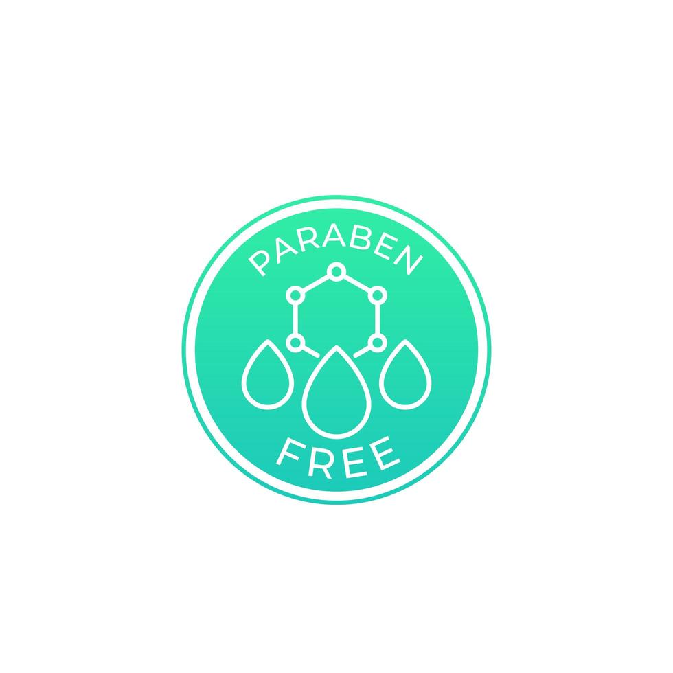 parabenen gratis vector pictogram, badge