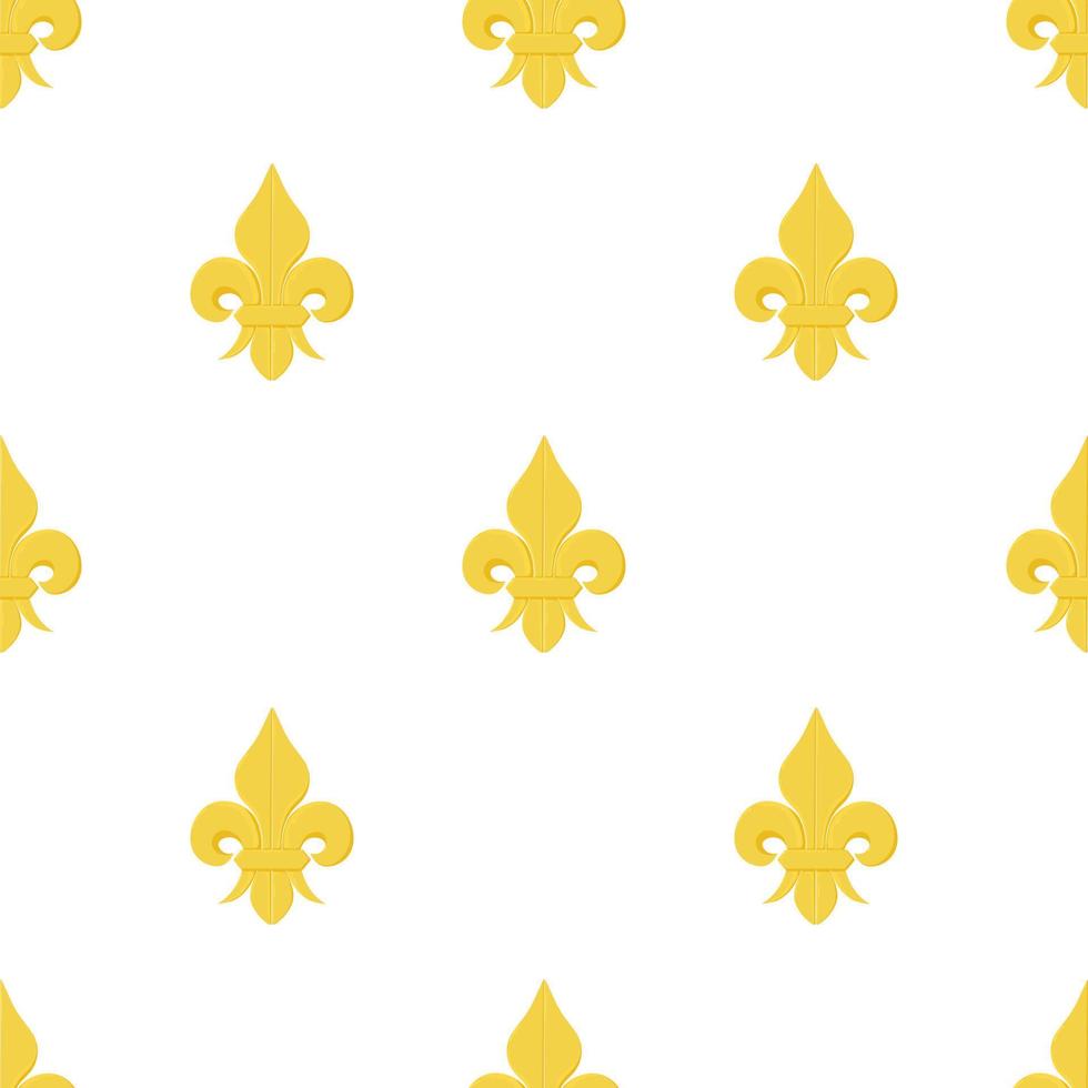 fleur de lis patroon naadloos vector