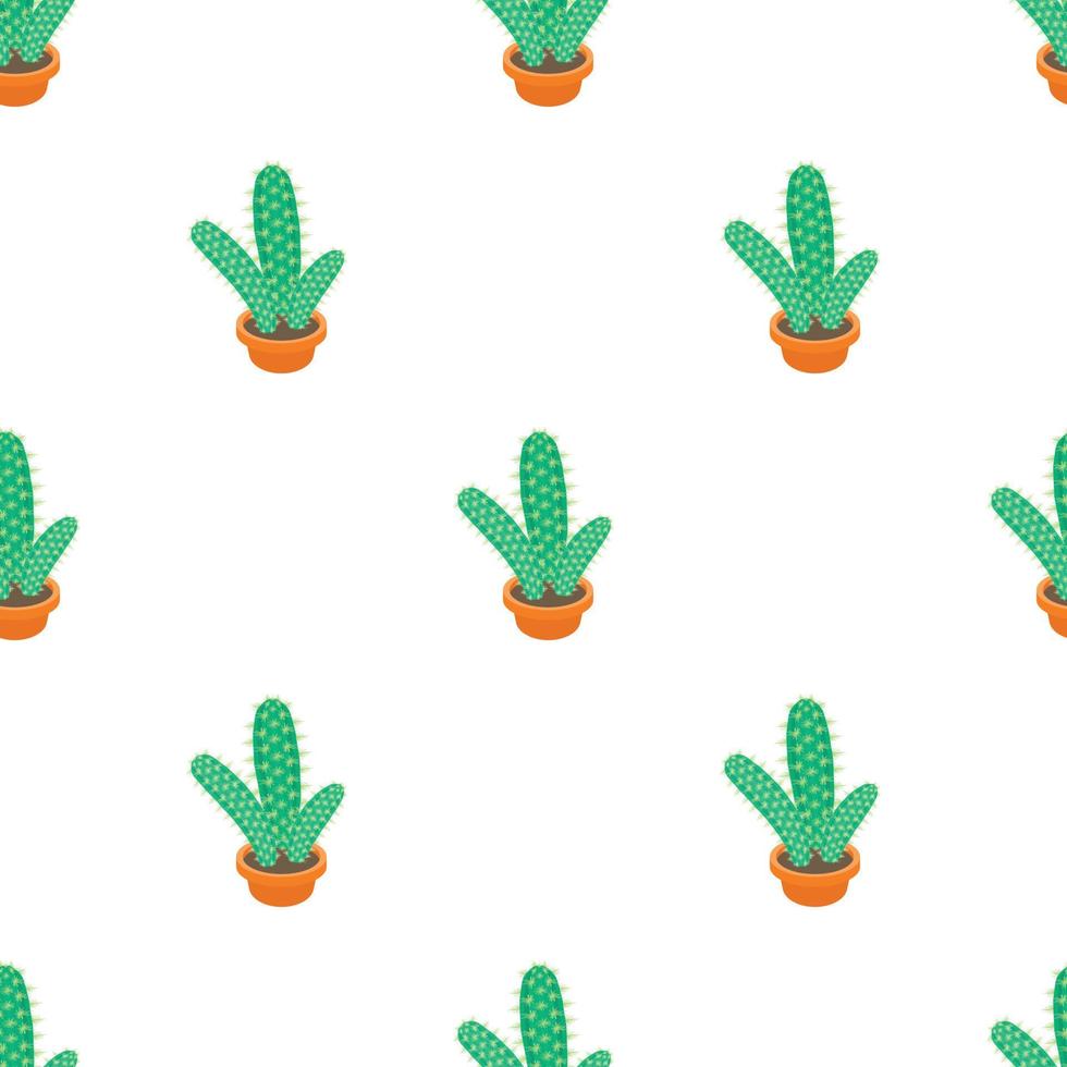 woestijn cactus patroon naadloos vector