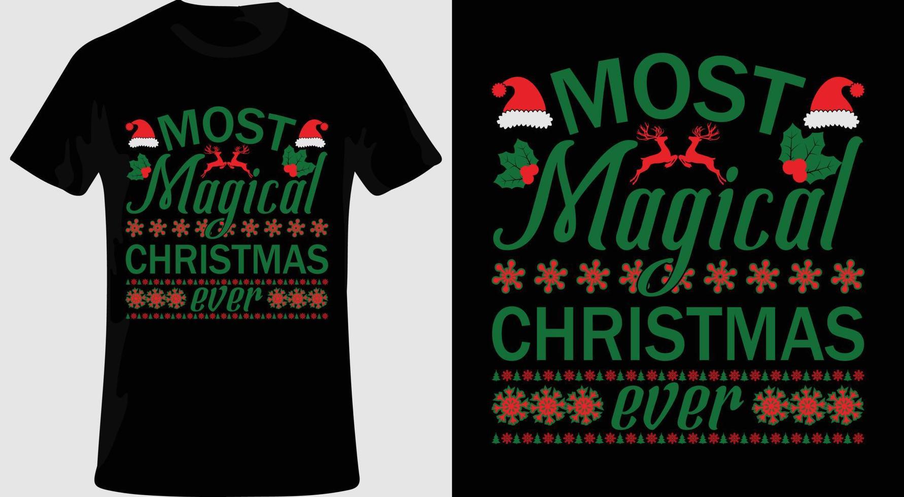 Kerstmis t-shirt ontwerp. trouwen kerstmis. vector