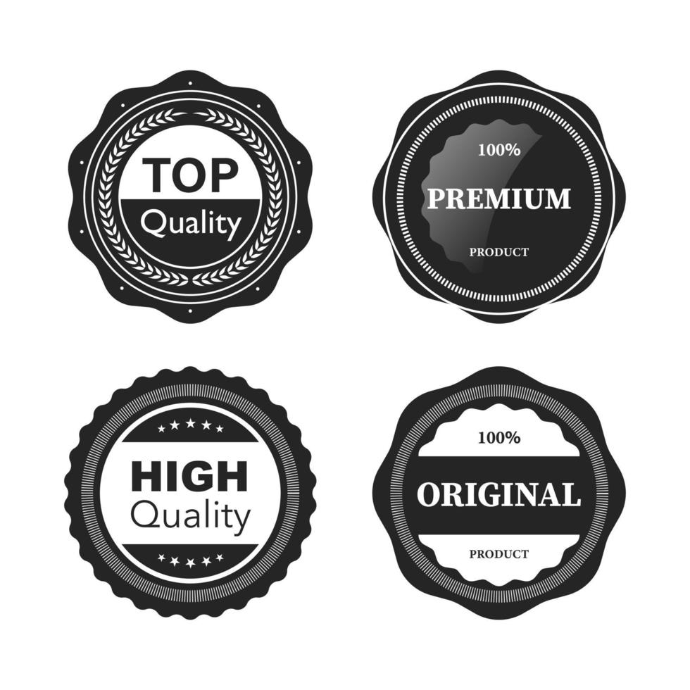 verzameling van premie vector badges