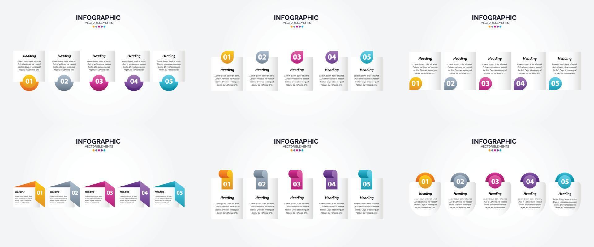 vector illustratie infographics vlak ontwerp reeks voor reclame brochure folder en tijdschrift