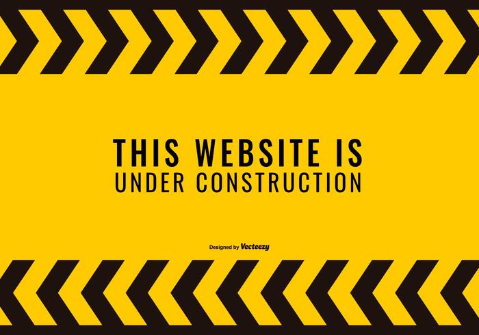 Website onder Construnction Illustratie vector