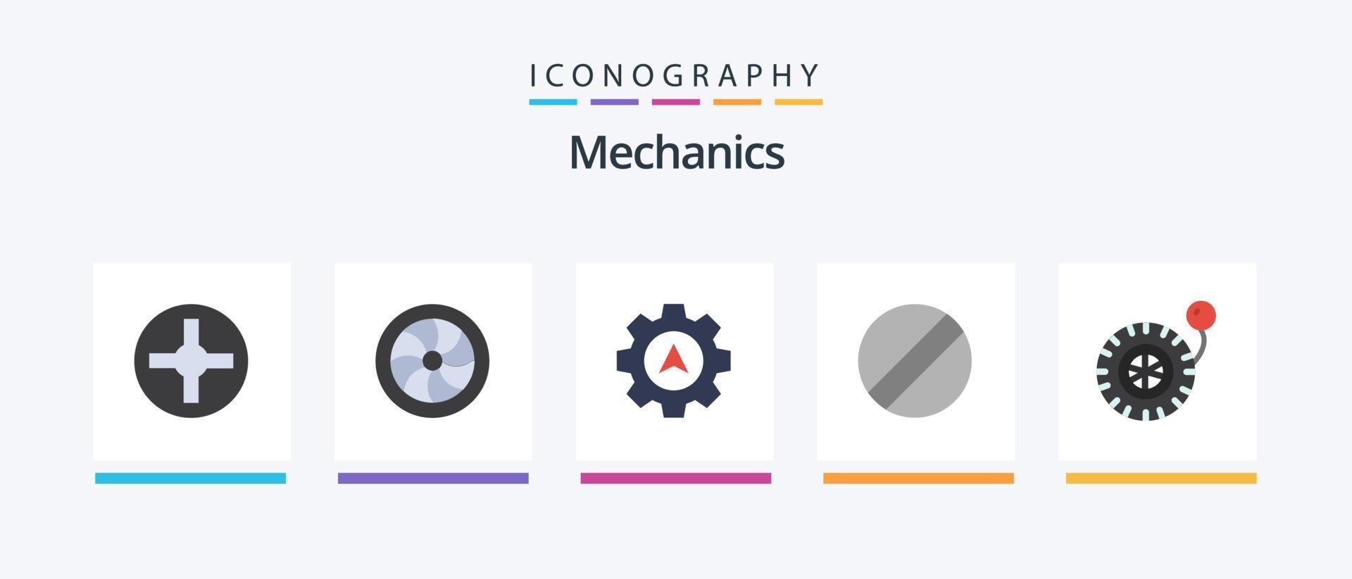 mechanica vlak 5 icoon pak inclusief . cursor. wiel. druk. creatief pictogrammen ontwerp vector