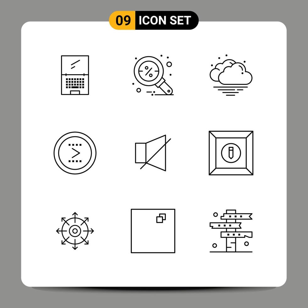 9 gebruiker koppel schets pak van modern tekens en symbolen van klok De volgende zoeken koppel pijl bewerkbare vector ontwerp elementen