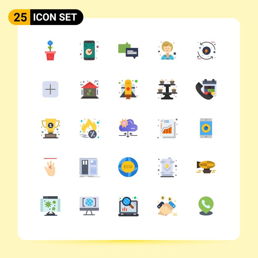 reeks van 25 modern ui pictogrammen symbolen tekens voor ontwikkeling werkwijze ui vrouw zakenvrouw bewerkbare vector ontwerp elementen