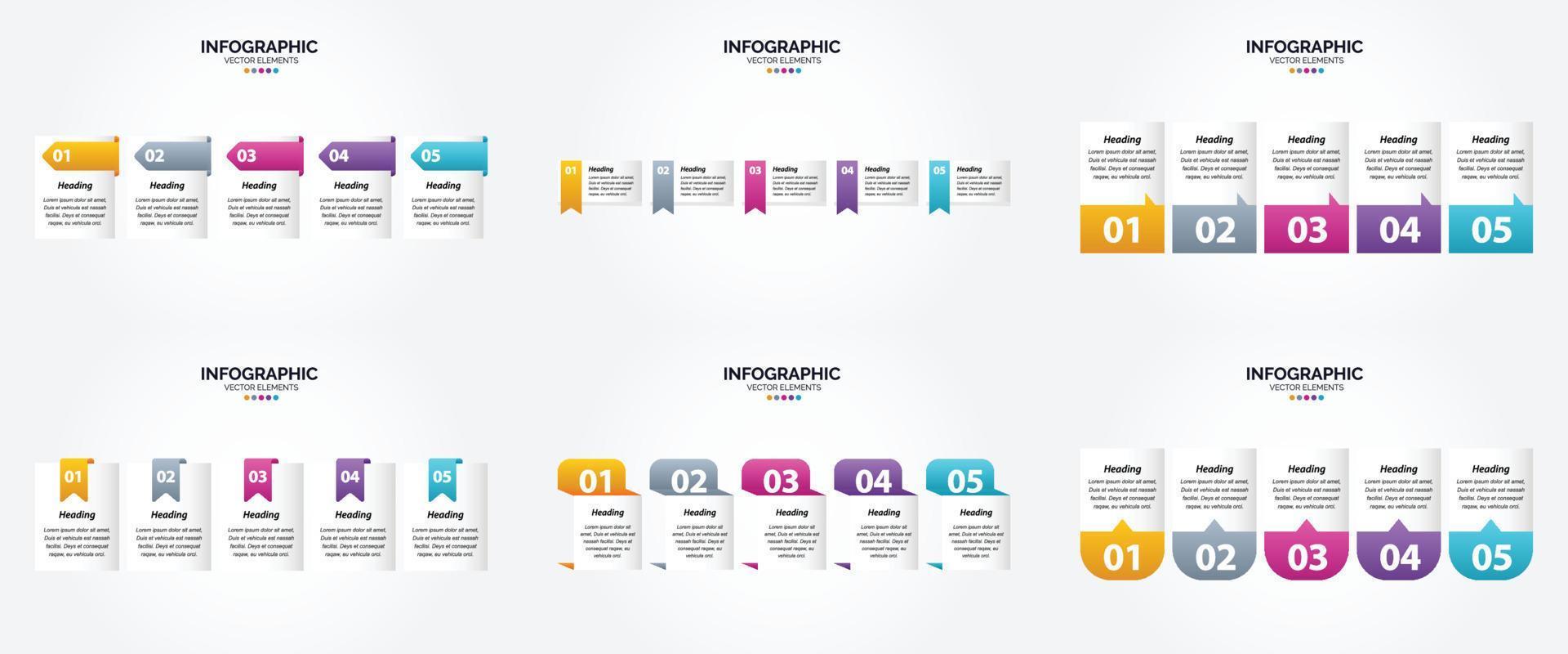 deze vector infographics zijn ideaal voor reclame in een brochure. folder. of tijdschrift.