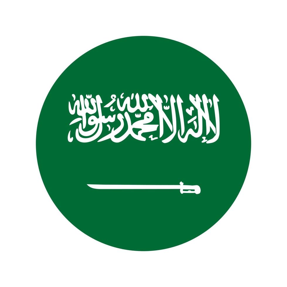 Saoedische pictogram vlag vector