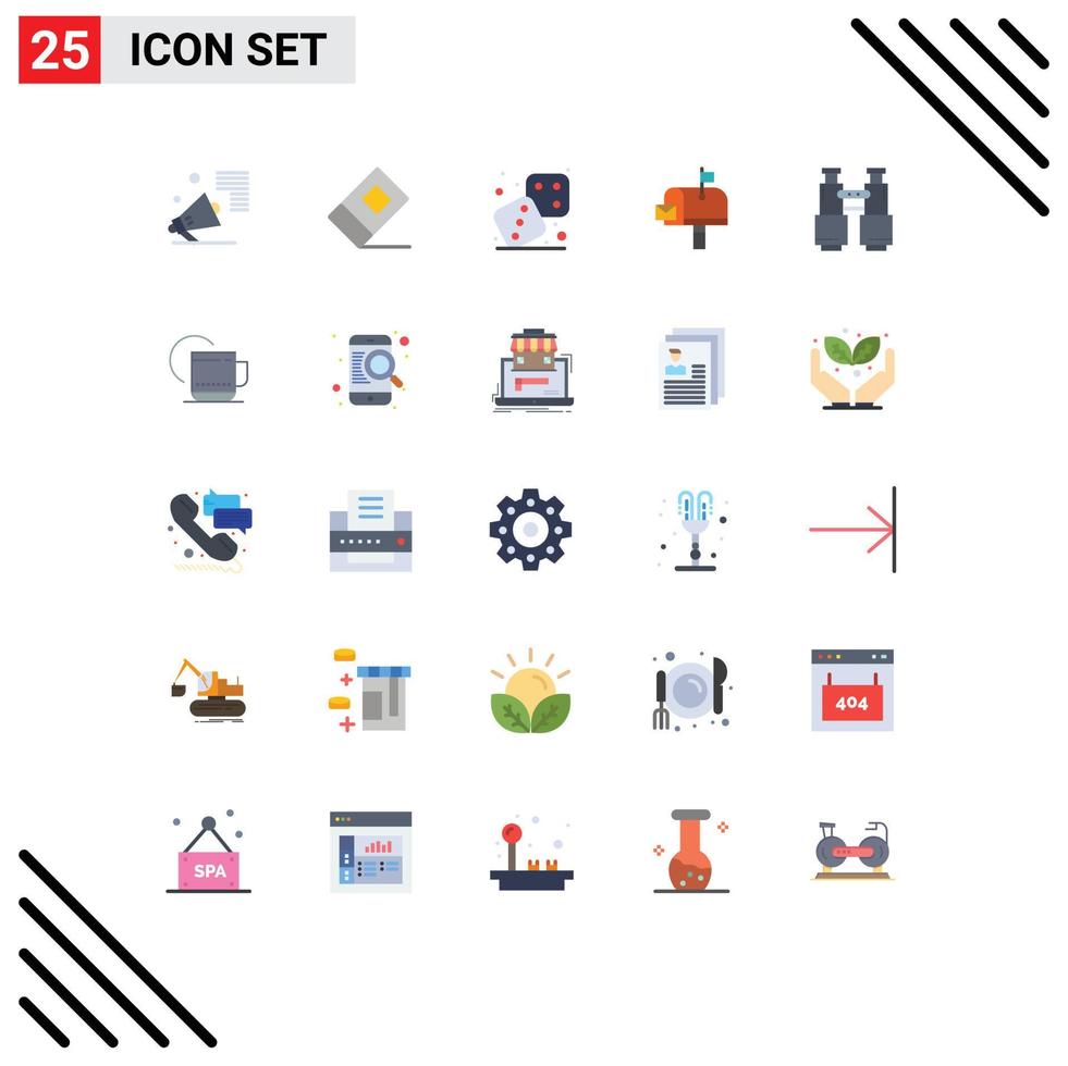 voorraad vector icoon pak van 25 lijn tekens en symbolen voor vind Postkantoor wedstrijd mail doos mail bewerkbare vector ontwerp elementen