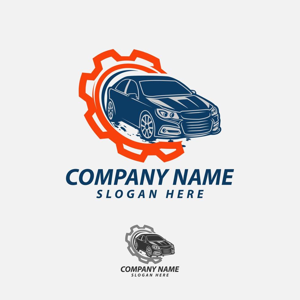 auto repareren logo vector. automotive en vervoer logo sjabloon vector
