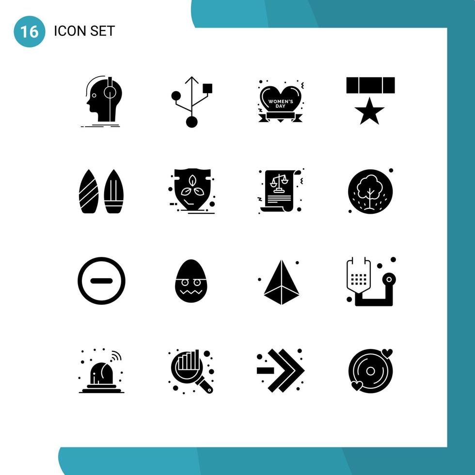 16 creatief pictogrammen modern tekens en symbolen van snowboard ster dag leger insigne bewerkbare vector ontwerp elementen