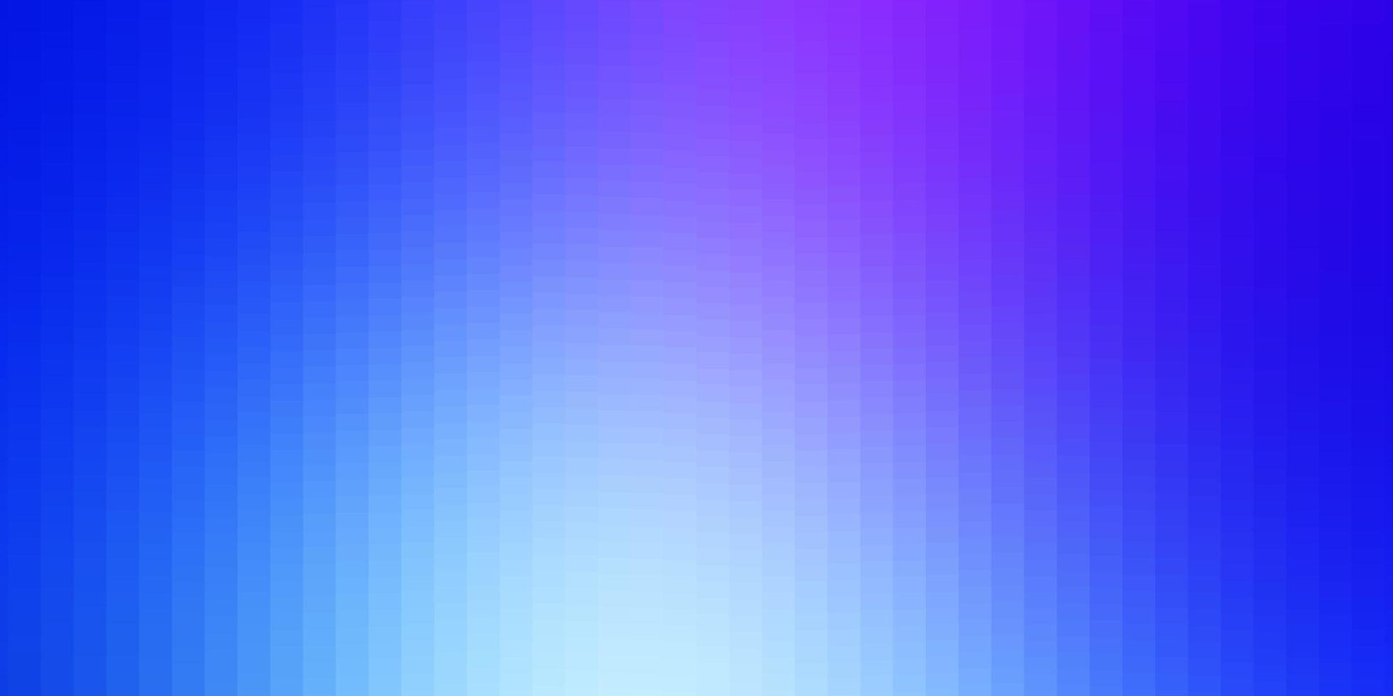 lichtroze, blauwe vectorachtergrond met rechthoeken. vector