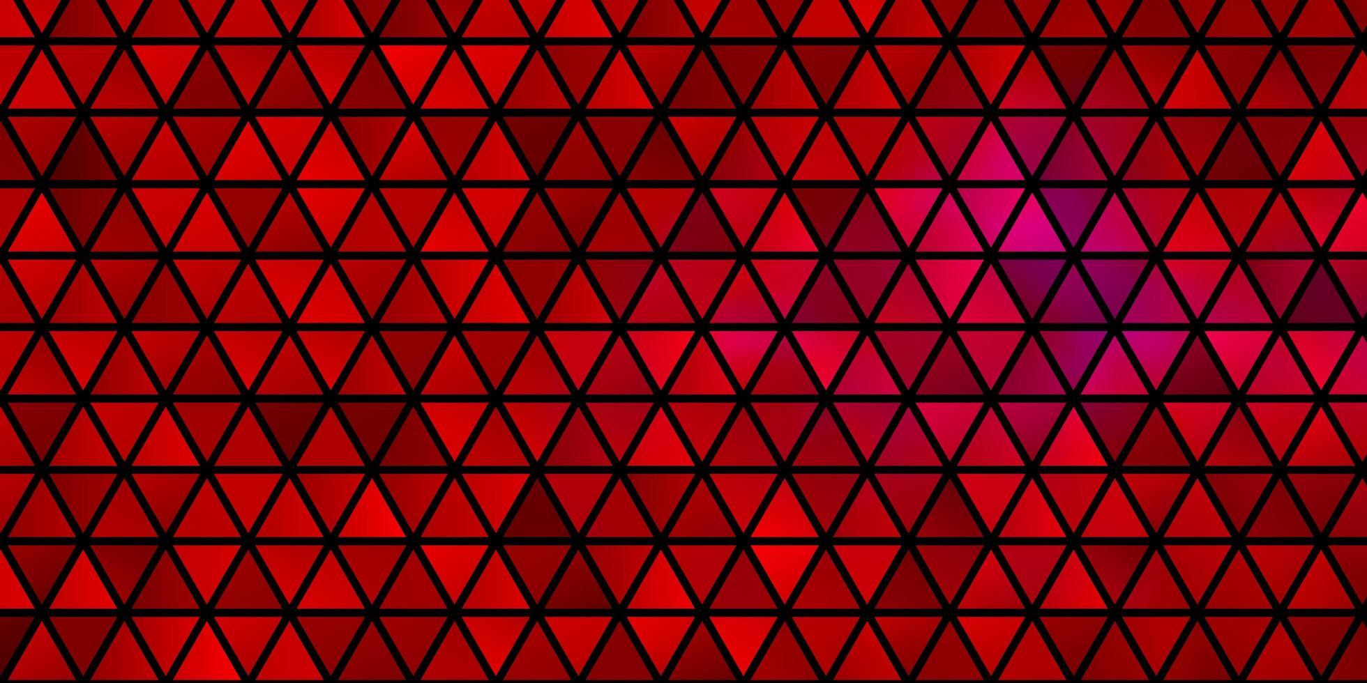lichtroze vector achtergrond met driehoeken.