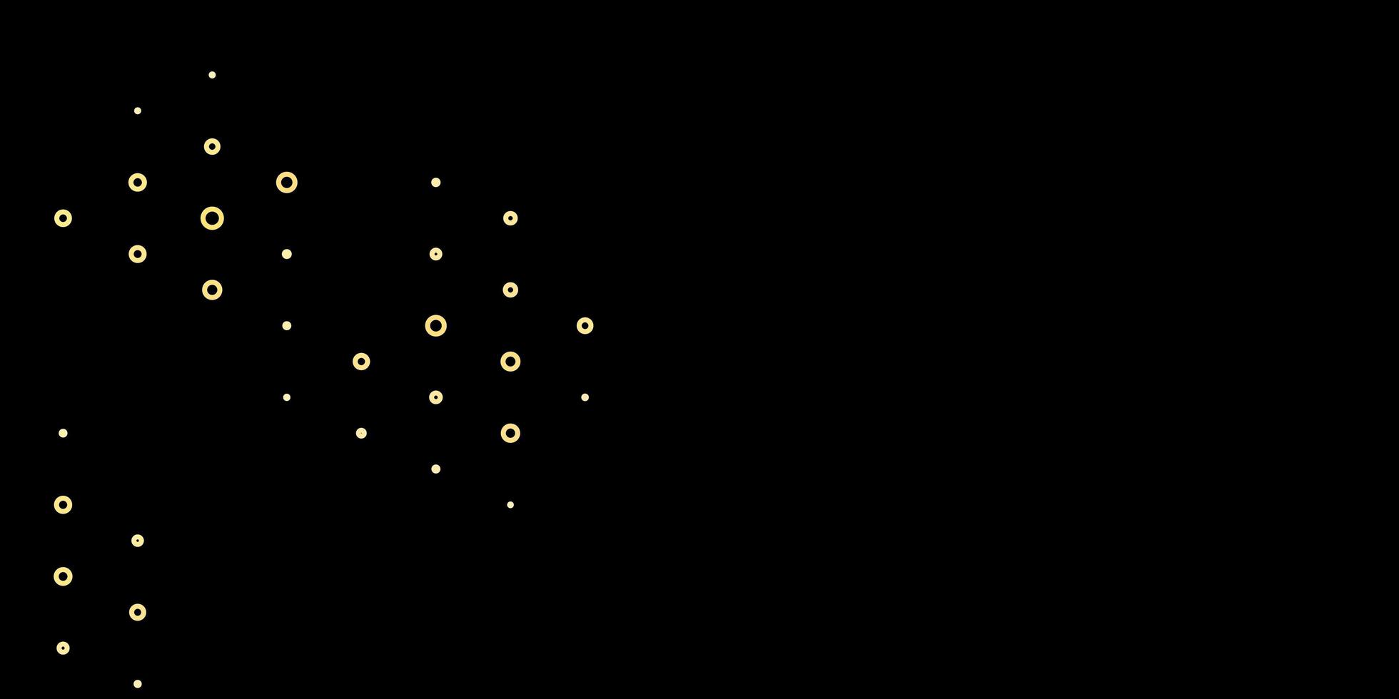 donkeroranje vector sjabloon met cirkels.