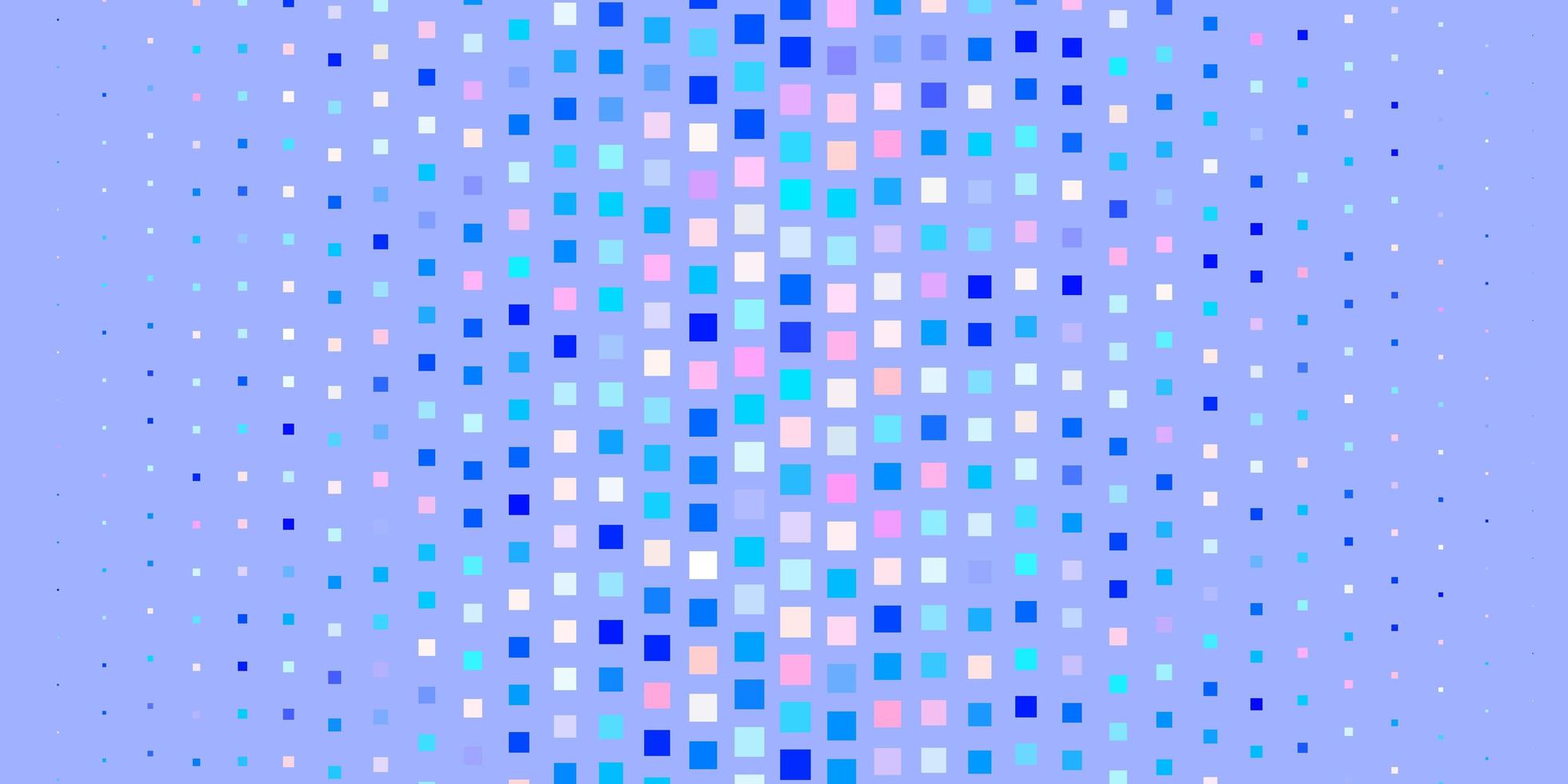 lichtroze, blauwe vectorlay-out met lijnen, rechthoeken. vector