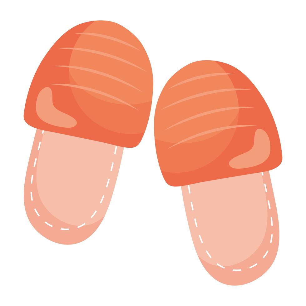 flip flops hygge stijlicoon vector