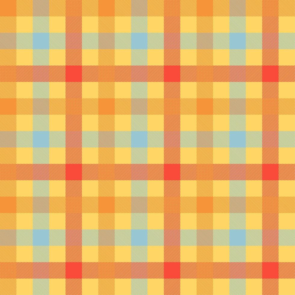 tartan oranje kleur naadloze vector patroon