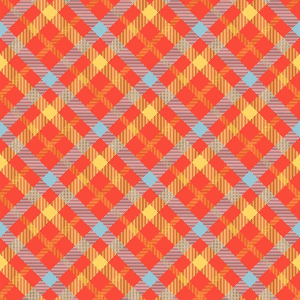 tartan oranje kleur naadloze vector patroon