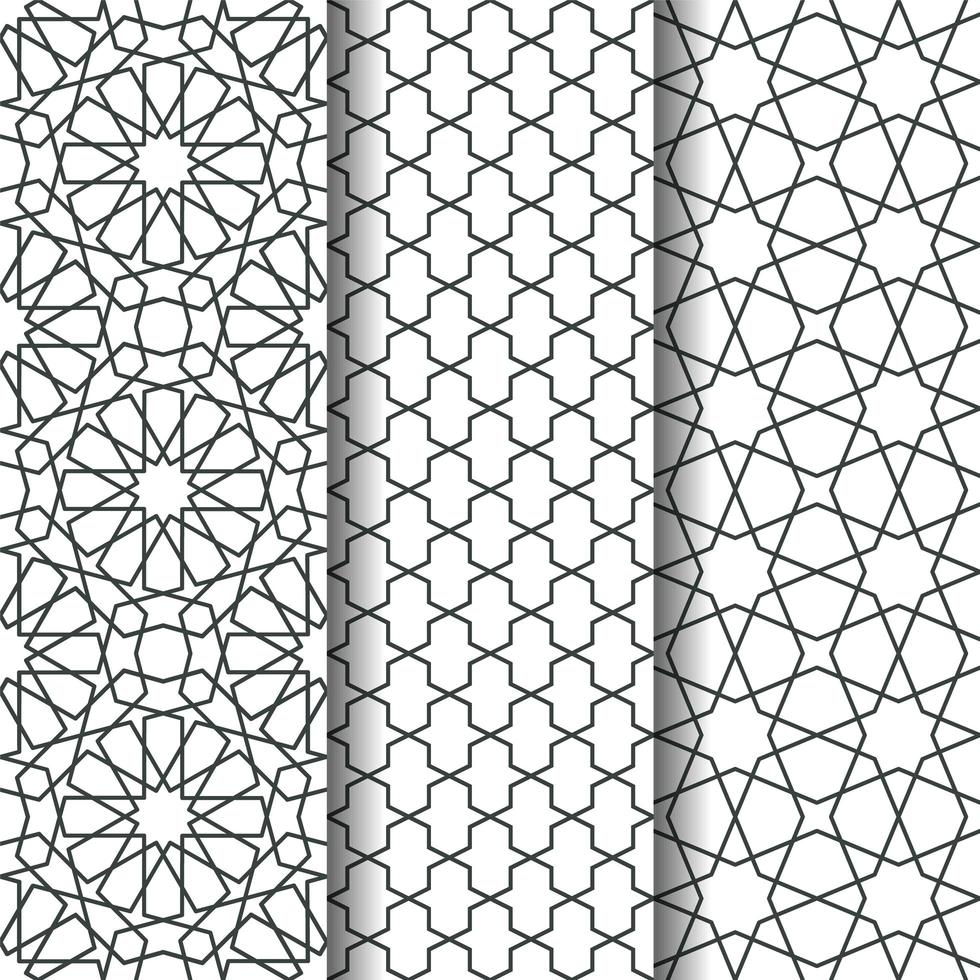 islamitische geometrie patroon vector