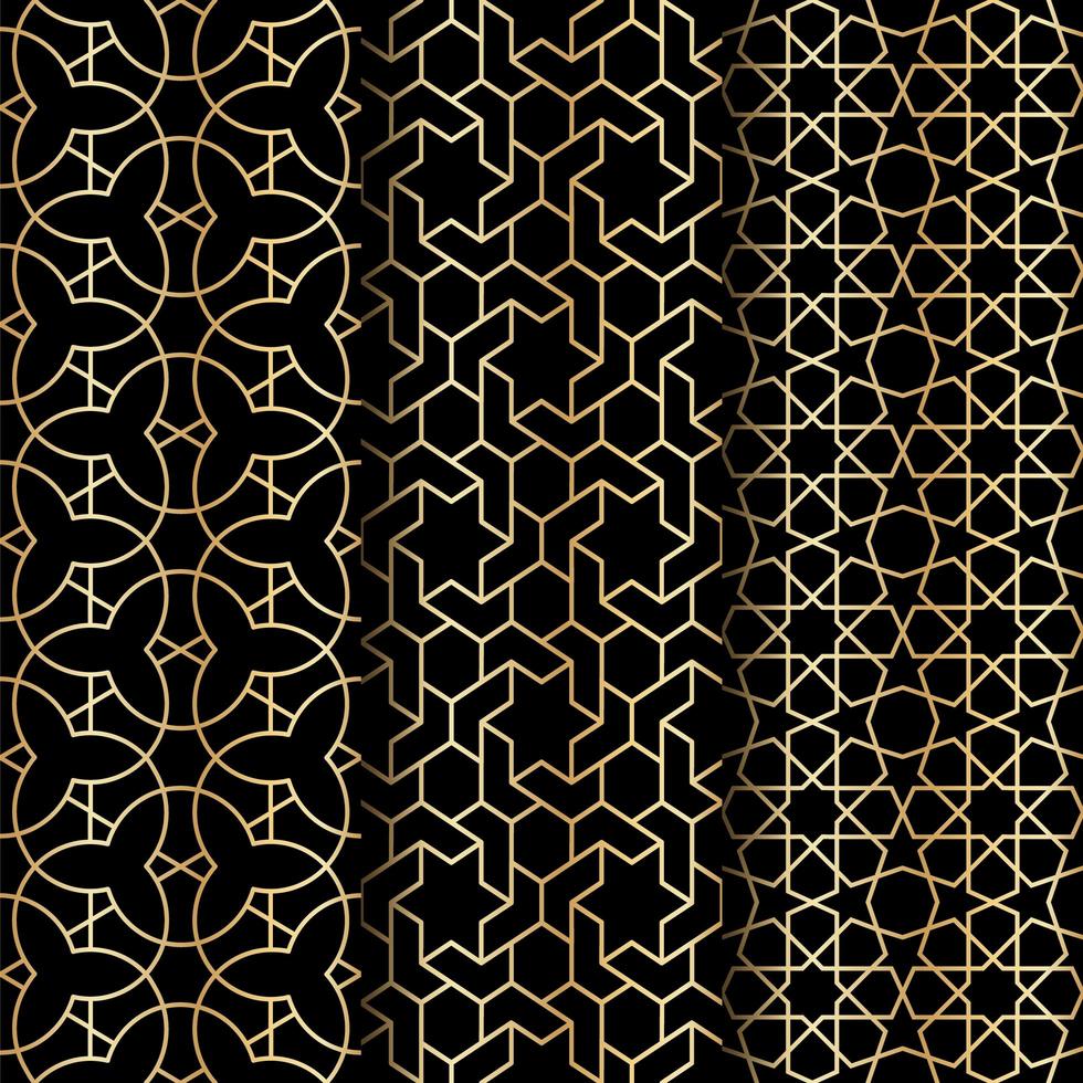 islamitische geometrie patroon vector