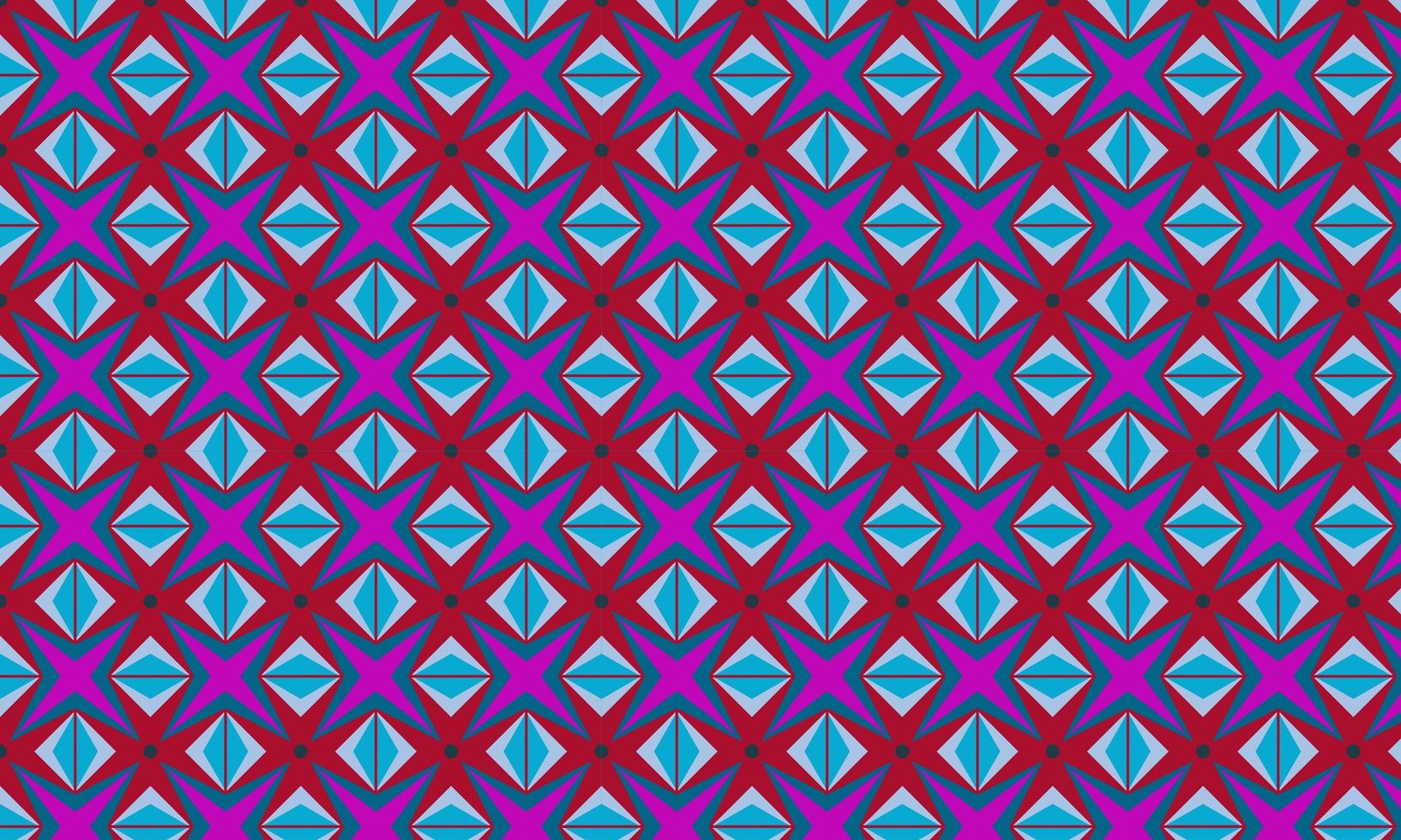 rode en roze patroon vectorillustratie. element. kleurrijk patroon met cyaan achtergrond vector