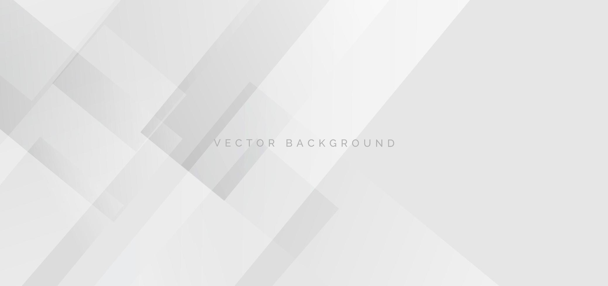banner websjabloon abstracte witte vierkante vorm overlappende en witte streep lijnen achtergrond. vector