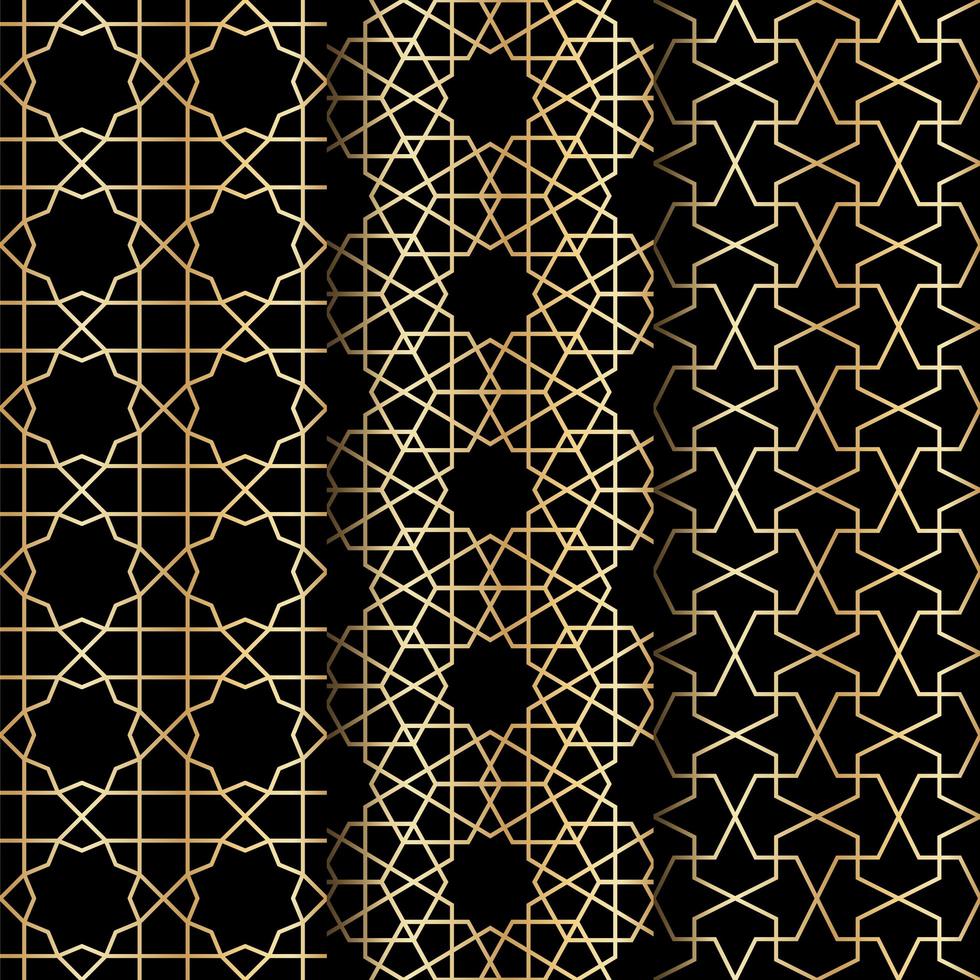 islamitische geometrie patroon vector