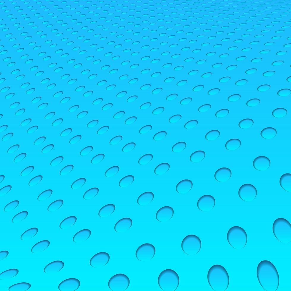 abstracte blauwe cirkels geometrische gat patroon golf achtergrond en textuur. vector