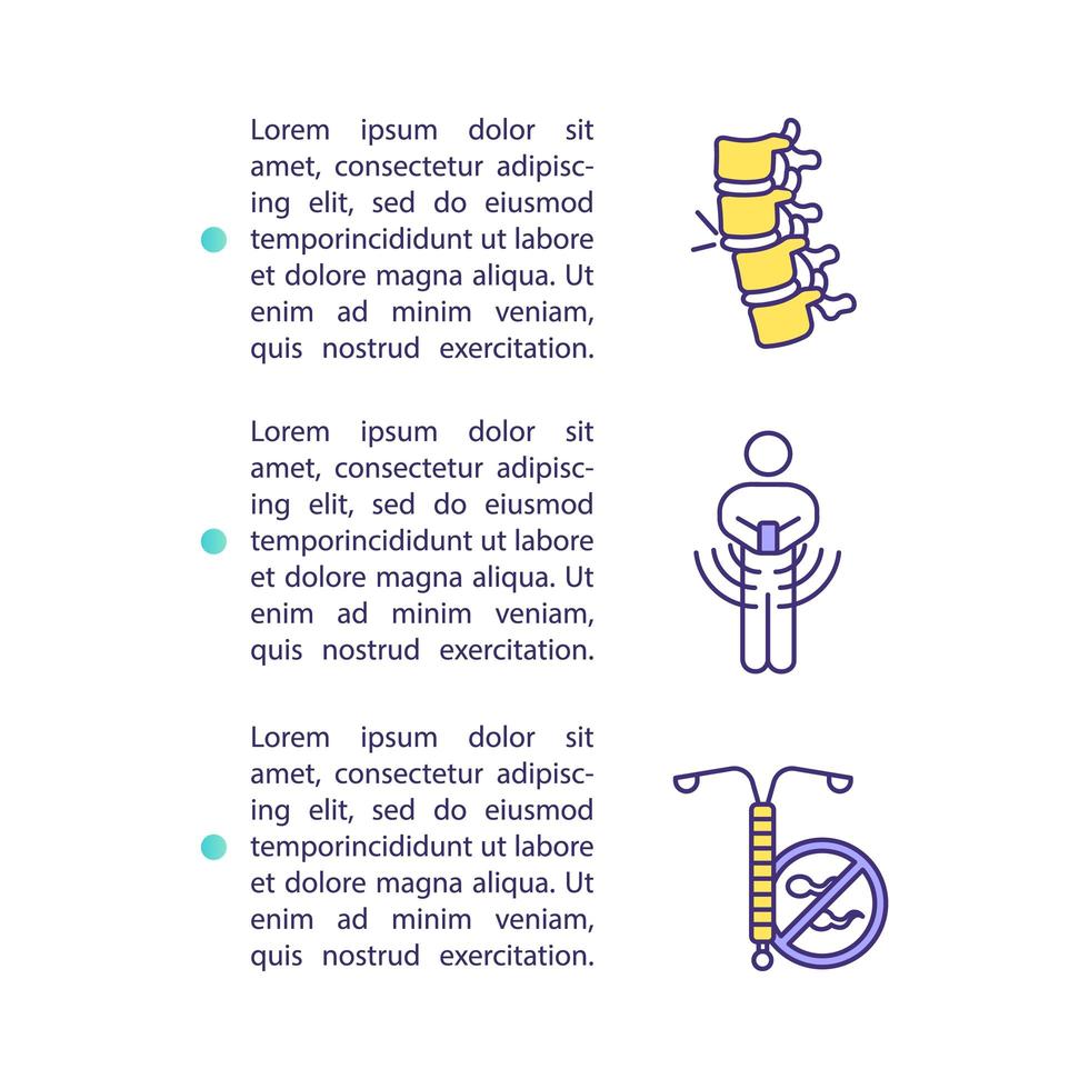 smartphone gezondheidsschade concept pictogram met tekst vector