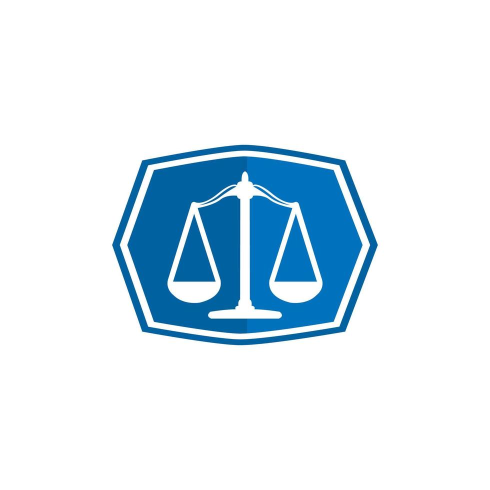 creatief advocaten-recht firma bedrijf logo ontwerp.vector icoon van gerechtigheid weegschaal, eps 10 vector