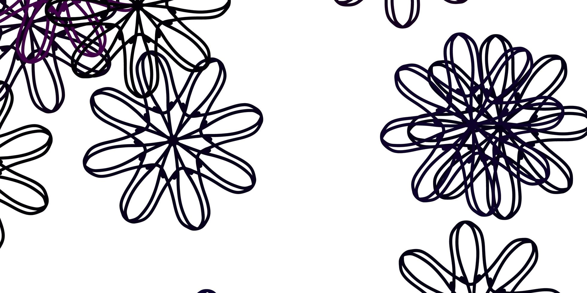 lichtpaarse vector natuurlijke lay-out met bloemen.