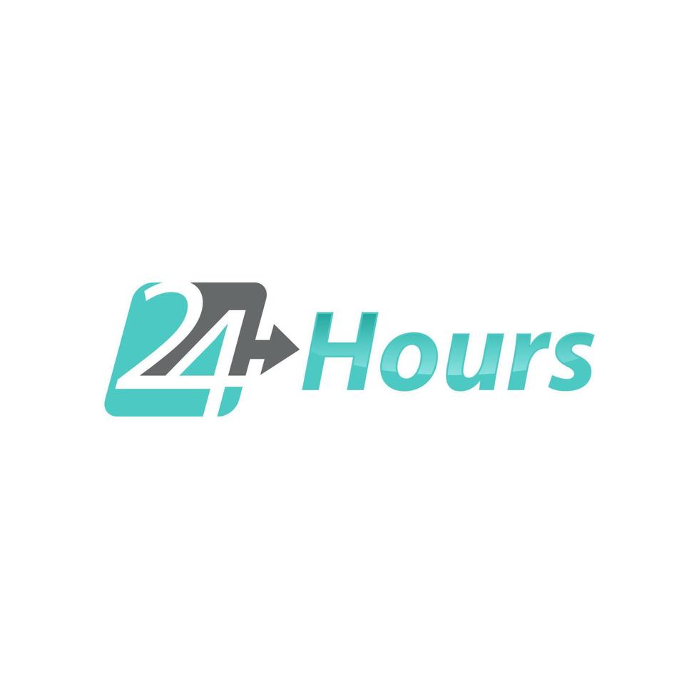 zorg 24 uur logo identiteit ontwerp voor gebruik gezondheidszorg vector