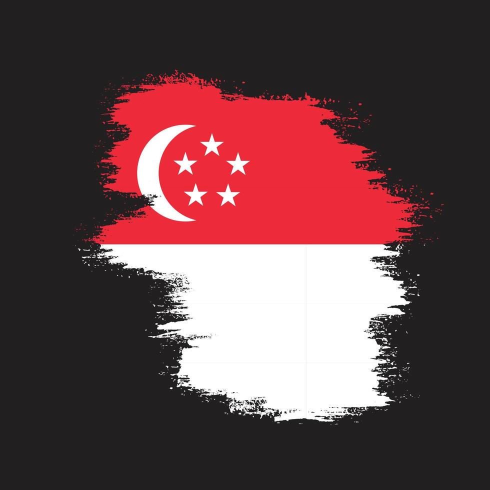 wijnoogst grunge structuur Singapore abstract vlag vector