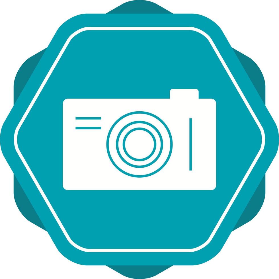 mooi camera glyph vector icoon