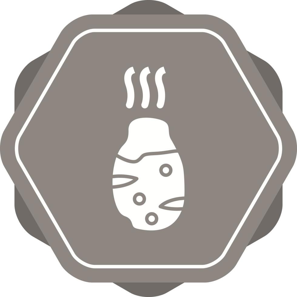 geroosterd aardappel vector icoon