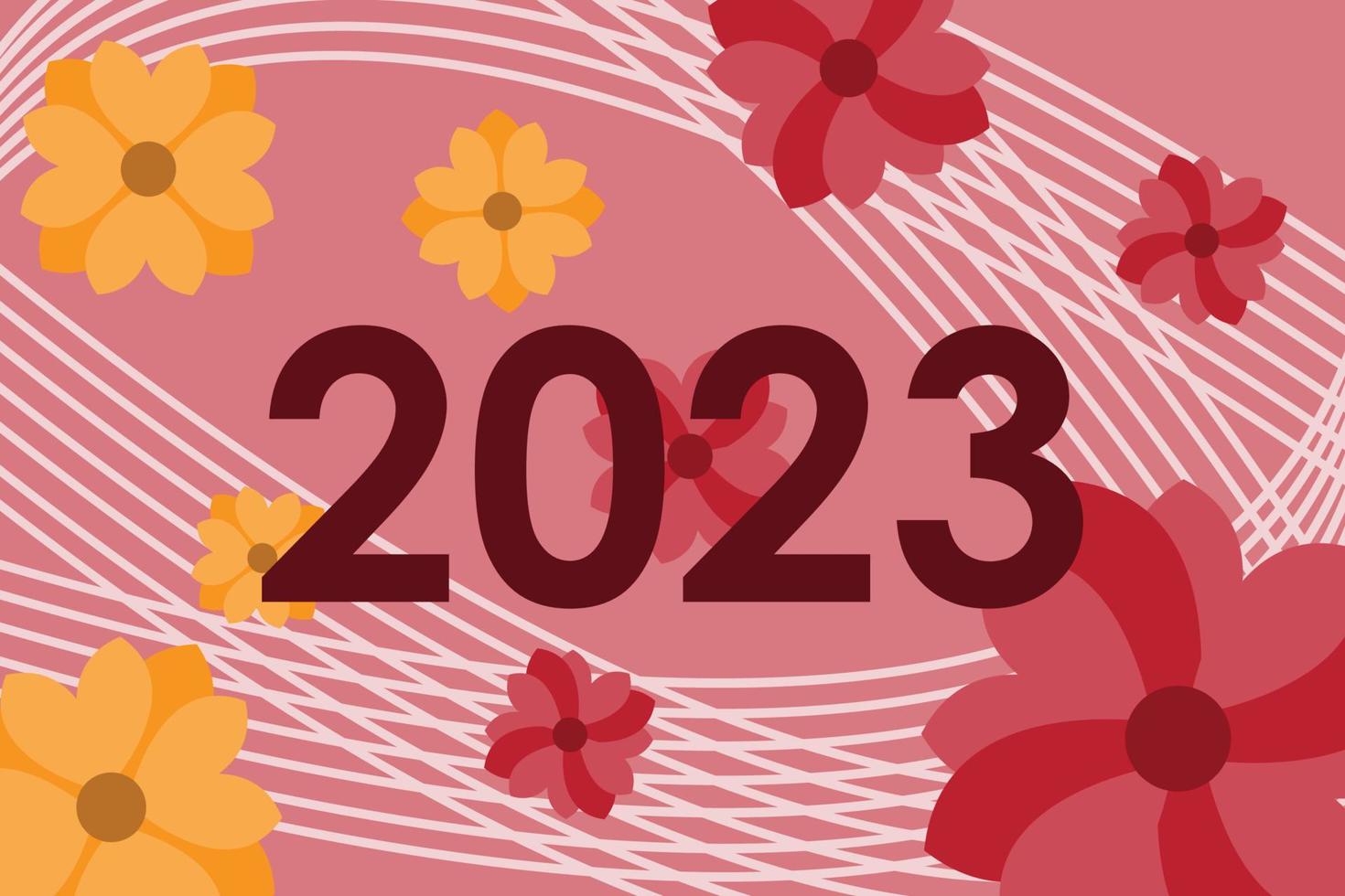 2023 Chinese nieuw jaar jaar van de konijn achtergrond vector