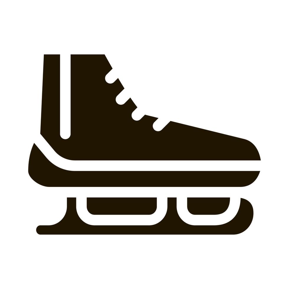 skates icoon vector glyph illustratie