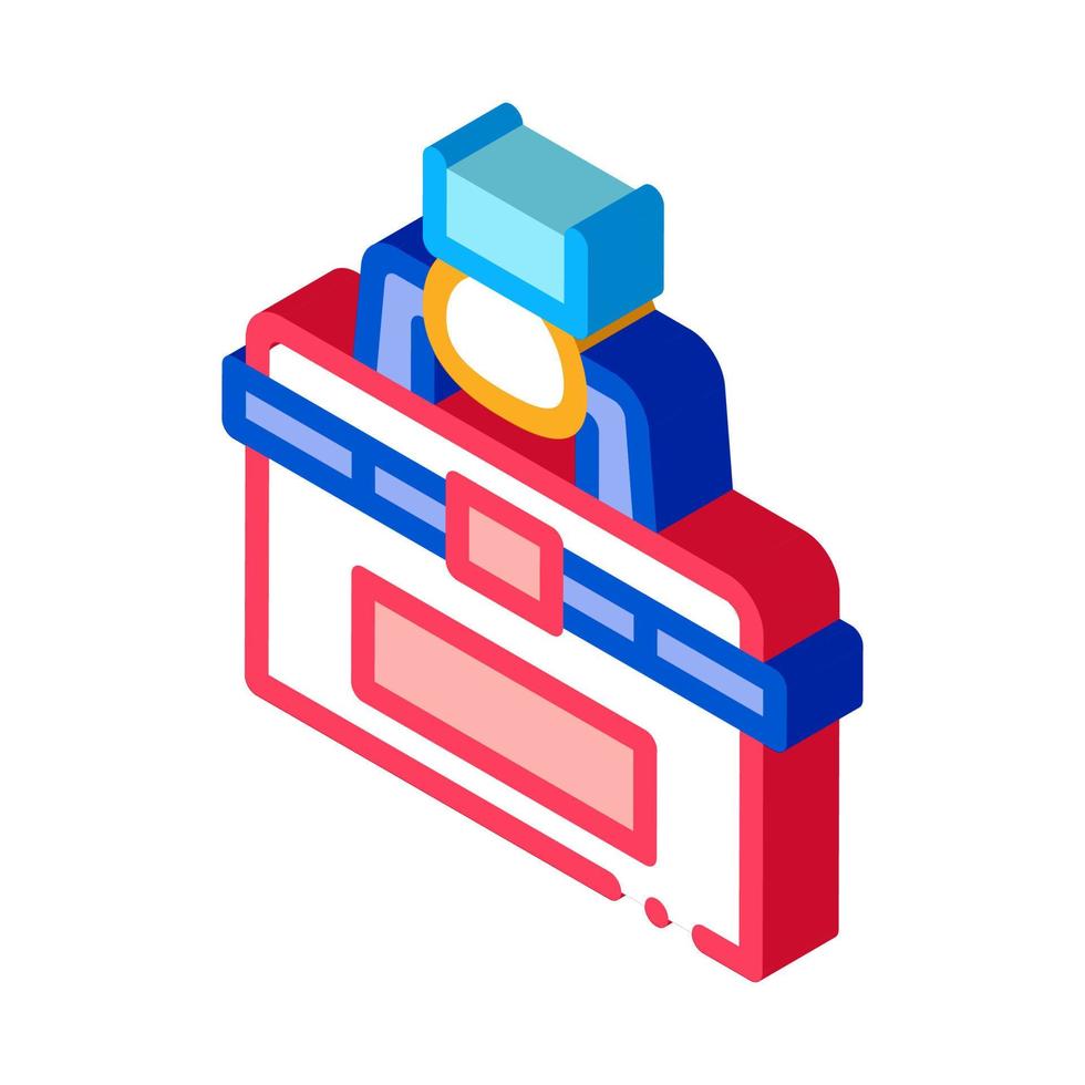 gereedschap voor reparatie isometrische icoon vector illustratie